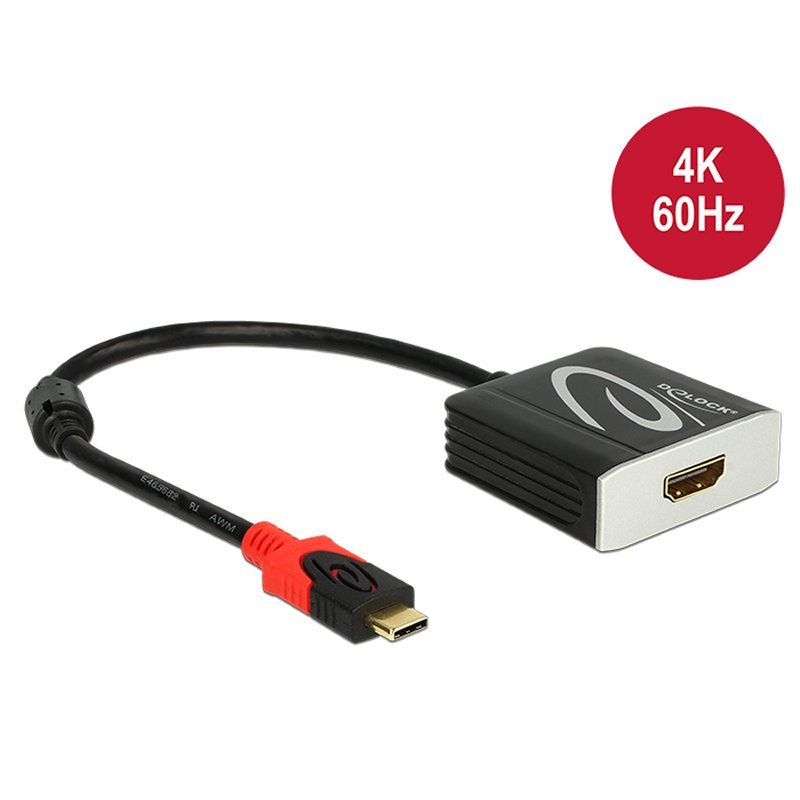 Delock Adaptusb Tipo C Macho A Hdmi Hembra 4k60hz